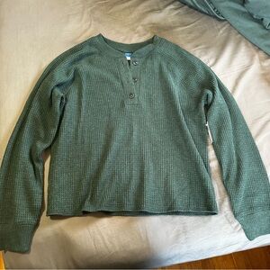 Old Navy Olive Plush Tee